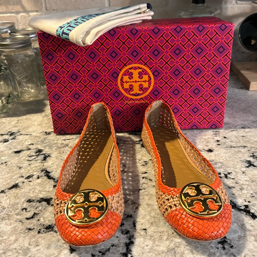 TORY BURCH Chelsea woven flats